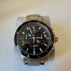 Bulova - Marine Star - Silver - Black - Men’s Luxury Watch